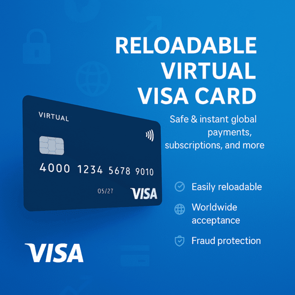 Reloadable Virtual Visa Card