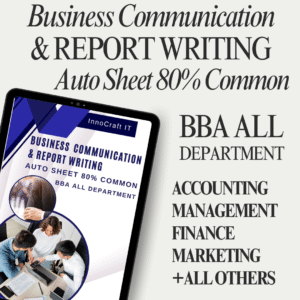 Business Communication & Report Writing Auto Sheet 80%