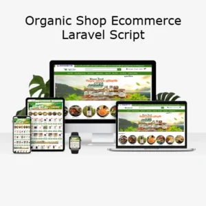 Organic Shop E-commerce Laravel Script