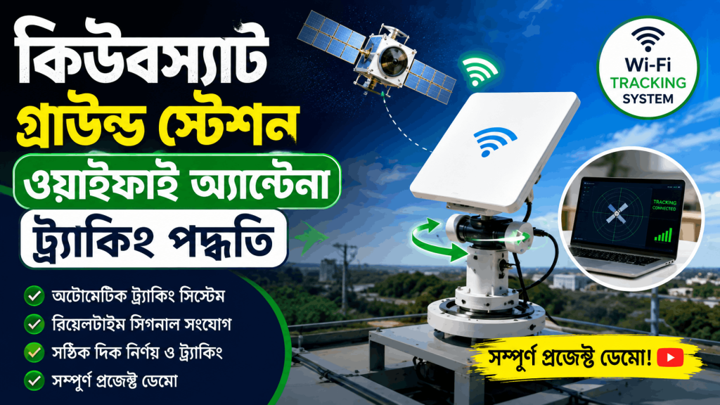 কিউবস্যাট গ্রাউন্ড স্টেশনে ওয়াইফাই অ্যান্টেনা ট্র্যাকিং পদ্ধতি